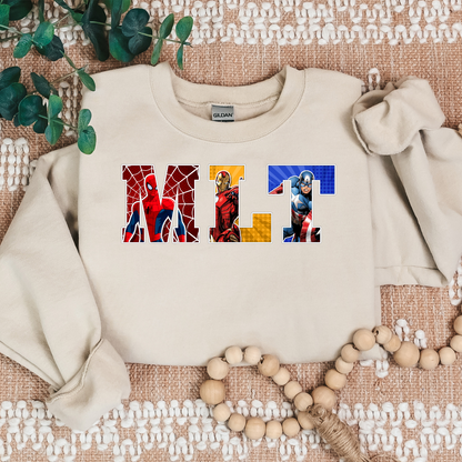 MLT-Superheroes-Cozy Sweatshirt