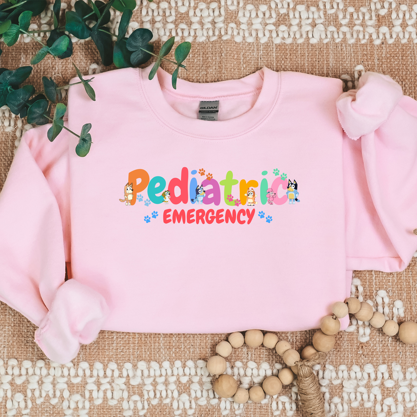 Cute Dog-Pediatric Emergency-Bubble-Cozy Sweatshirt