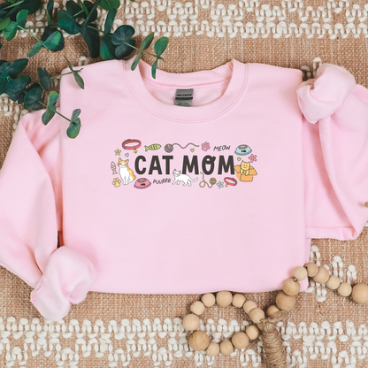 Cat Mom- Cozy Sweater