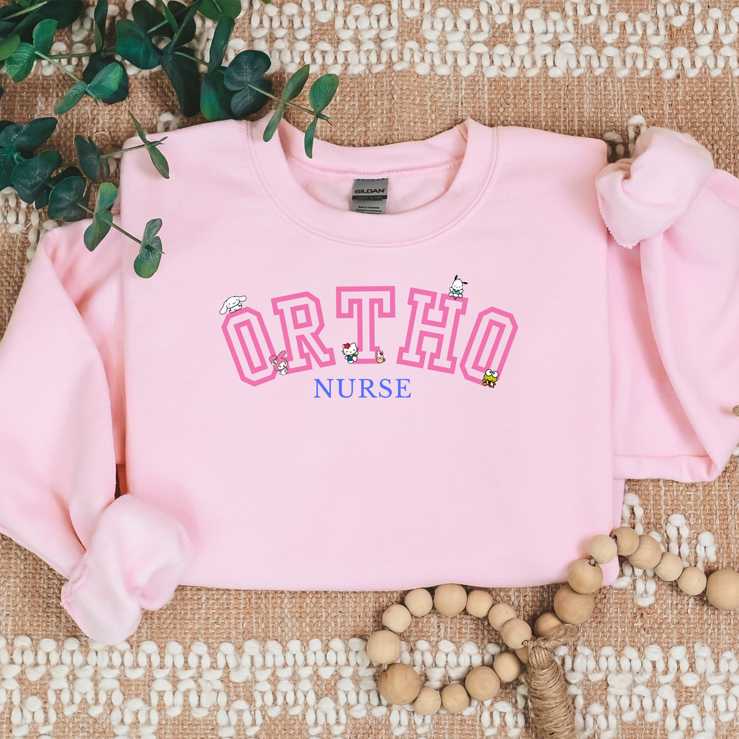 Ortho Nurse-Kawaii Characters -Cozy Sweatshirt