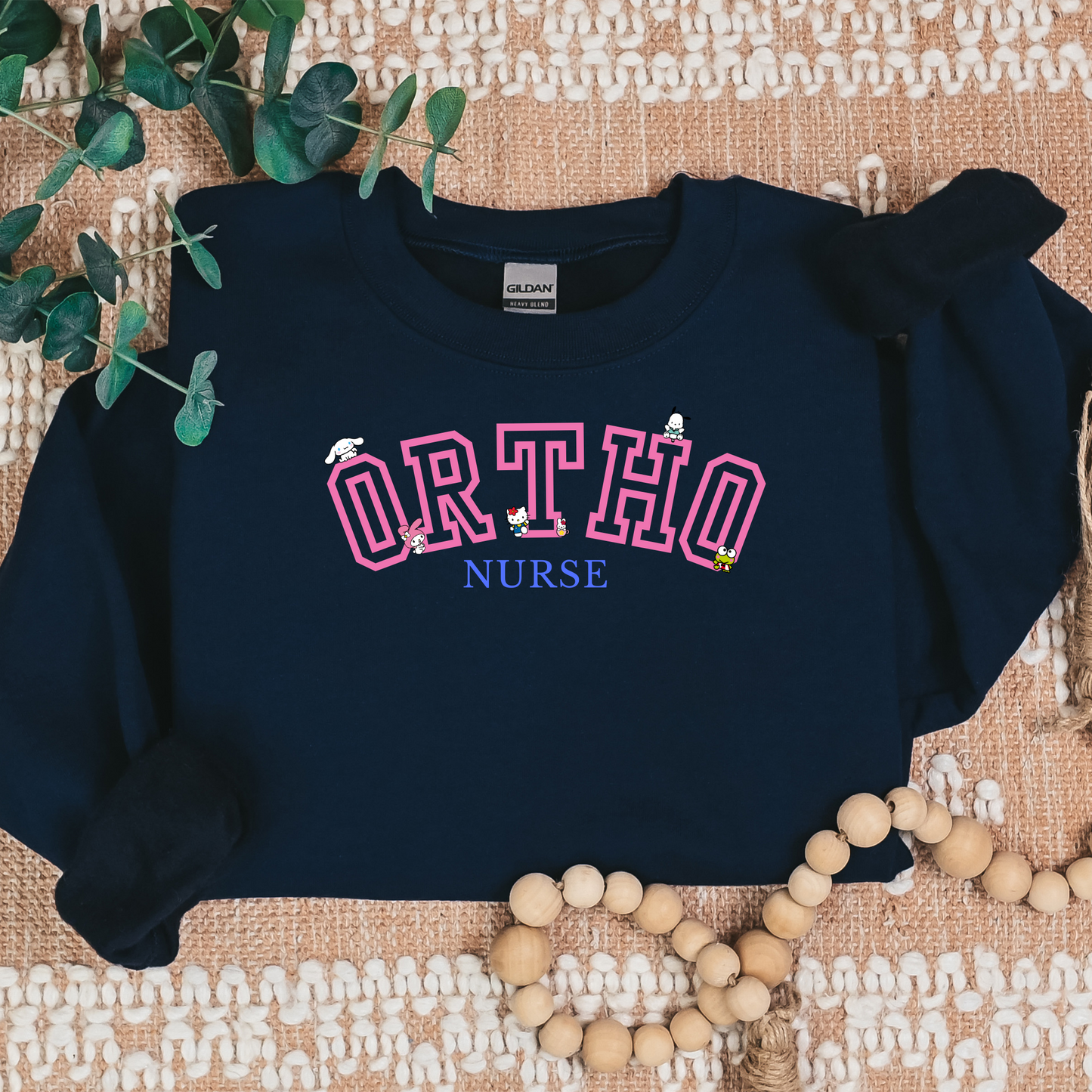 Ortho Nurse-Kawaii Characters -Cozy Sweatshirt