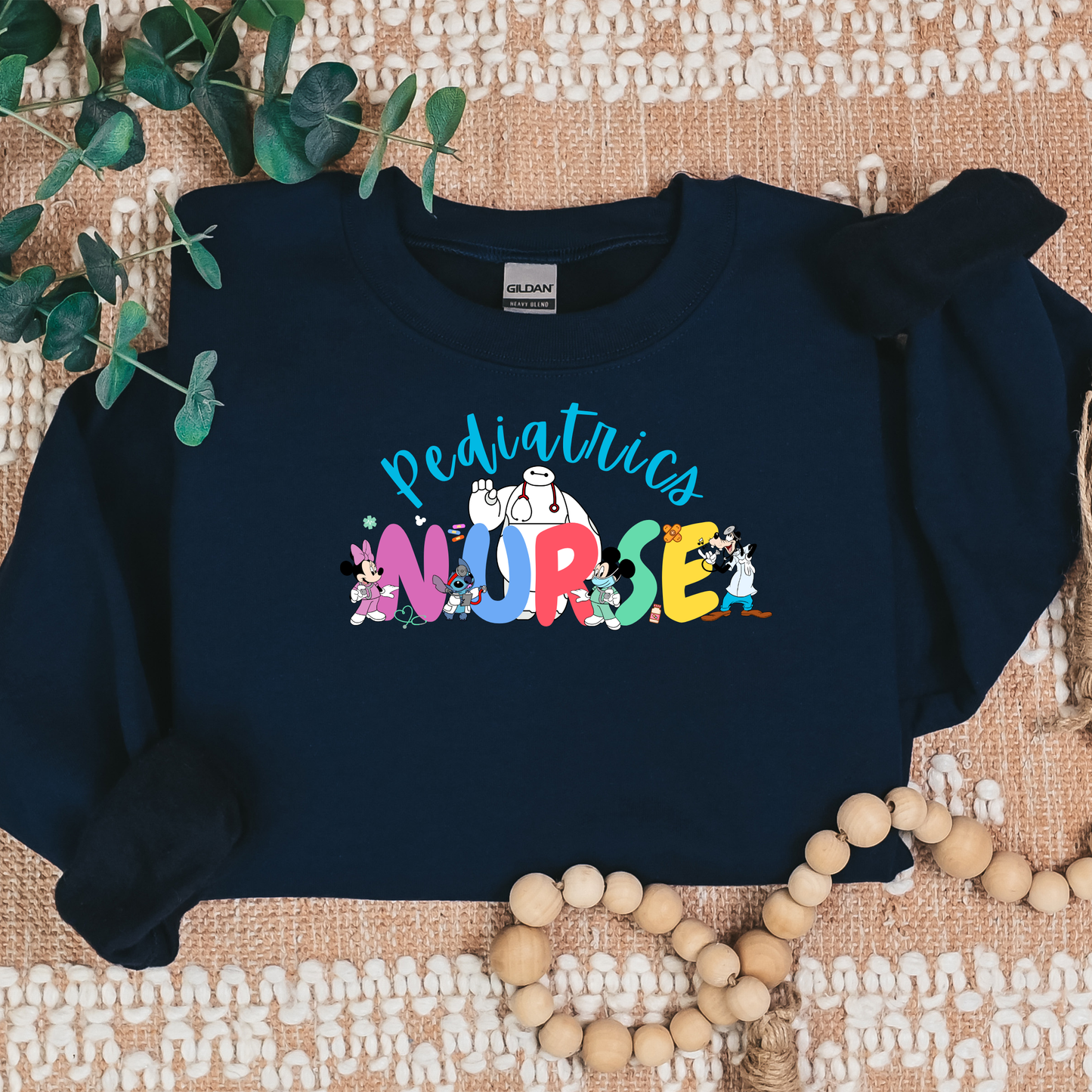 Pediatrics Nurse- Magic Bubble-Characters -Cozy Sweatshirt