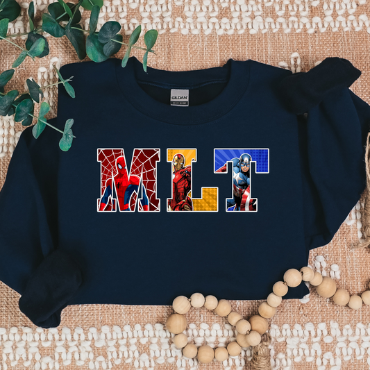 MLT-Superheroes-Cozy Sweatshirt