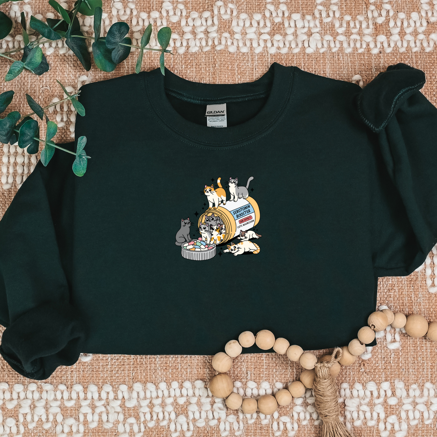 Cat Serotonin- Cozy Sweater