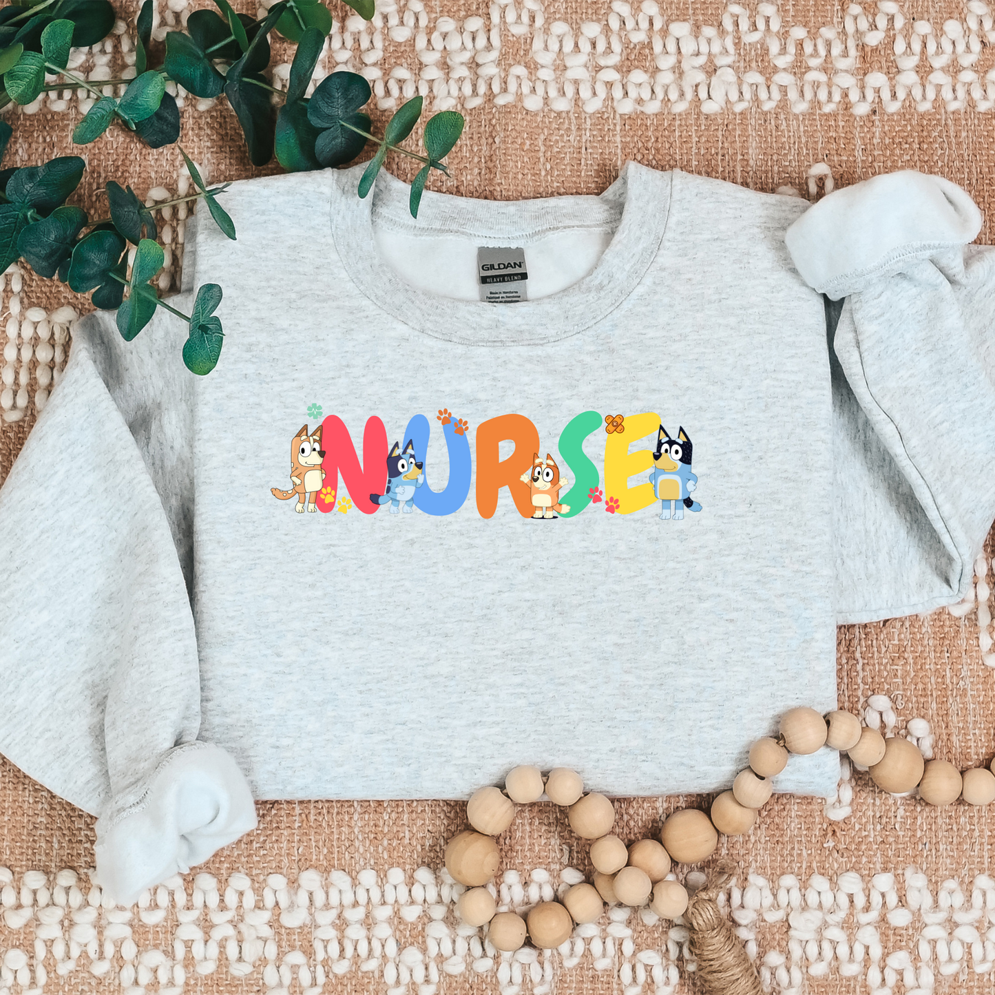 Cute Dog-Nurse-Bubble-Cozy Sweatshirt