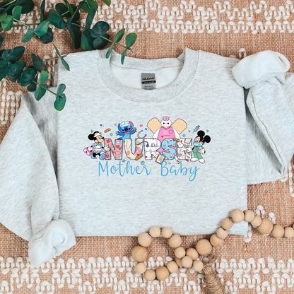 Magical Nurse-Mother Baby -Cozy Sweatshirt