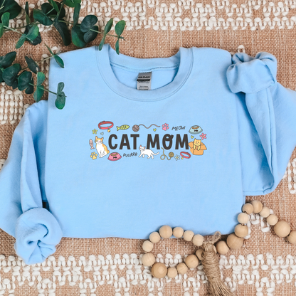 Cat Mom- Cozy Sweater