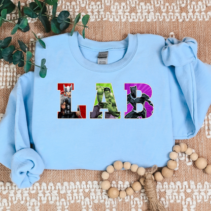 LAB-Superheroes-Cozy Sweatshirt