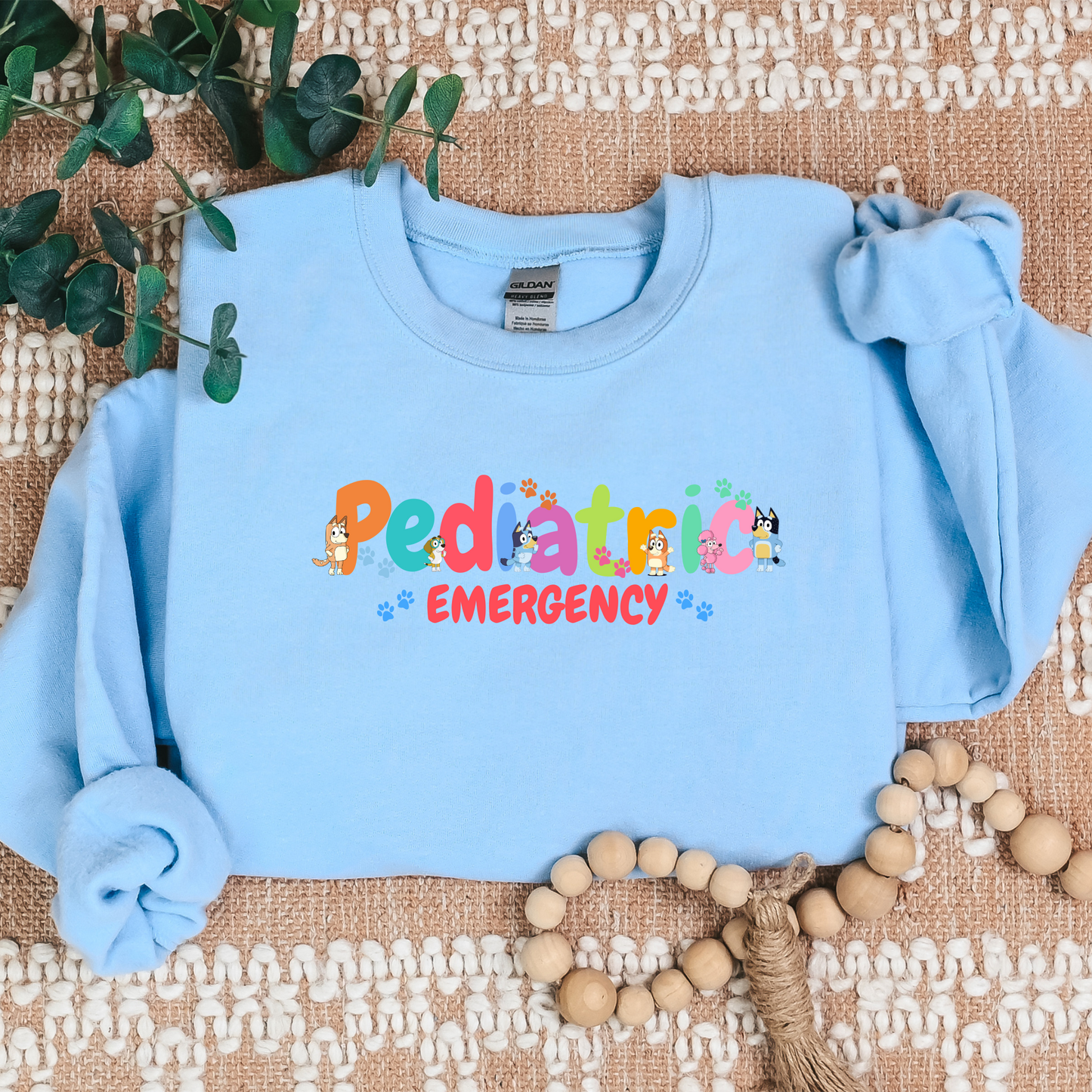 Cute Dog-Pediatric Emergency-Bubble-Cozy Sweatshirt