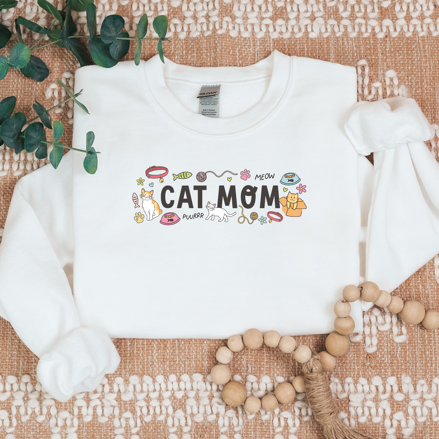 Cat Mom- Cozy Sweater