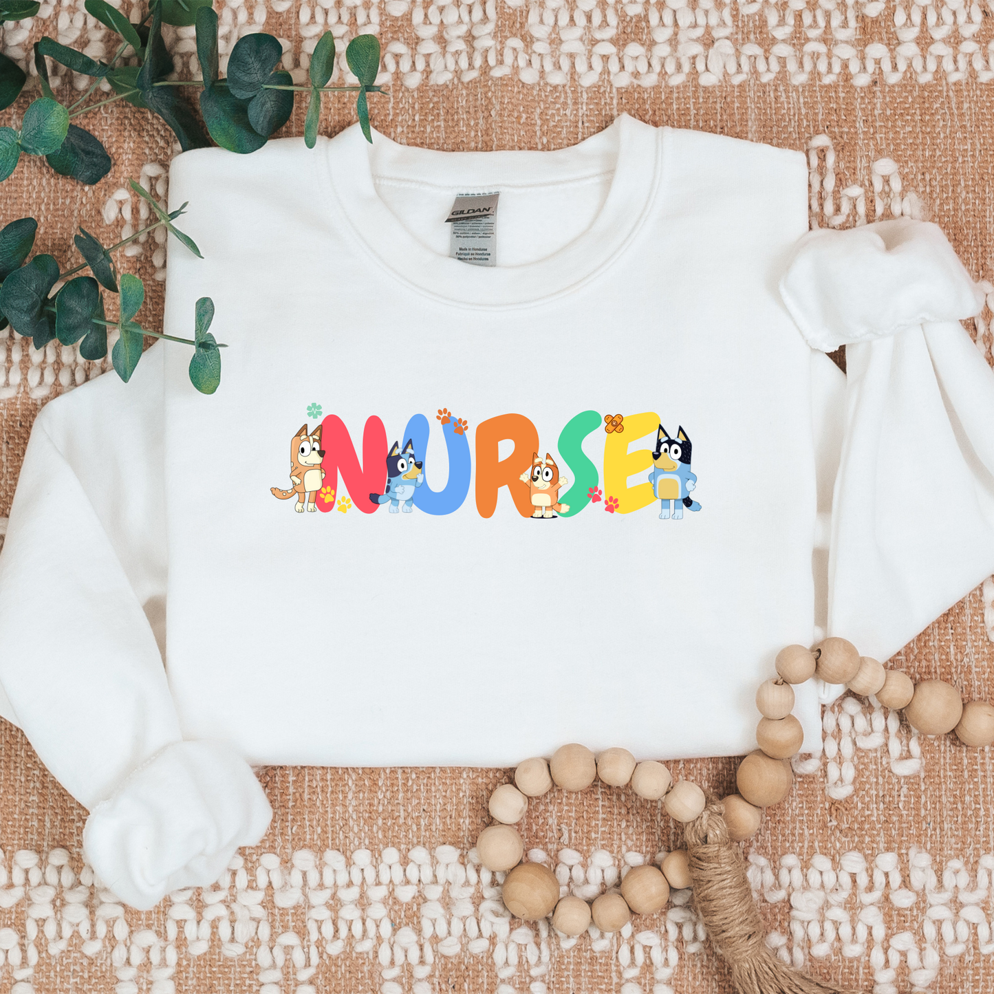 Cute Dog-Nurse-Bubble-Cozy Sweatshirt