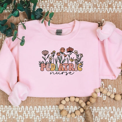 Flower Nurse Cozy Sweater