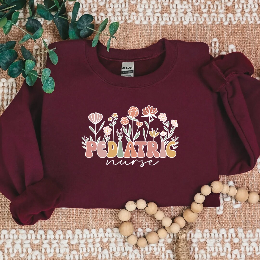 Flower Nurse Cozy Sweater