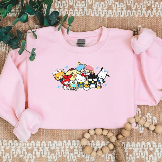 Kitty and Friends Nurse Cozy Sweater