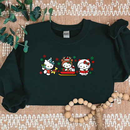 Kitty Christmas Cozy Sweater