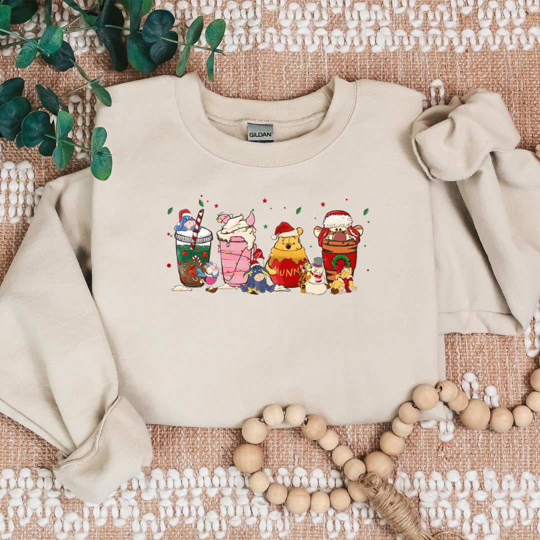 Winnie and Friends Coffee Cozy Sweater