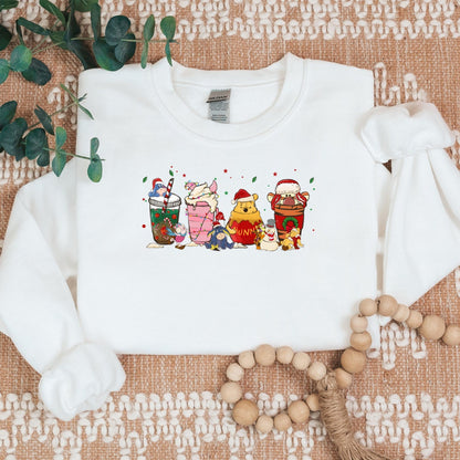 Winnie and Friends Coffee Cozy Sweater