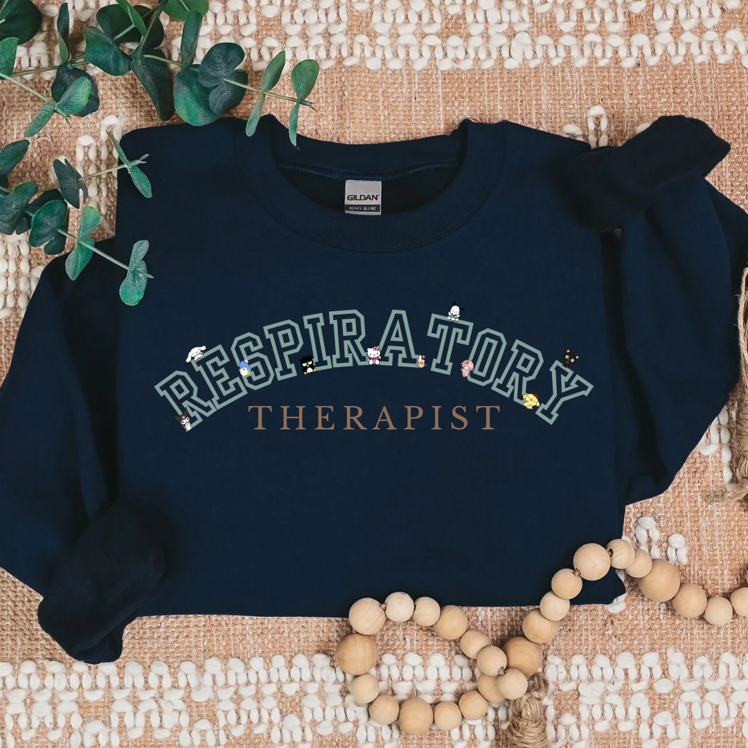 Respiratory Nurse- Varsity Kawaii Characters Cozy Sweater