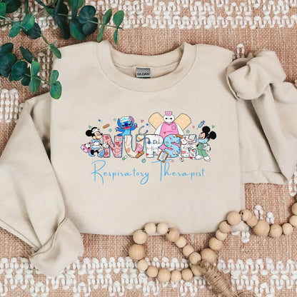 Respiratory Therapist - Magic Characters Cozy Sweater