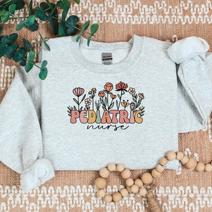 Flower Nurse Cozy Sweater