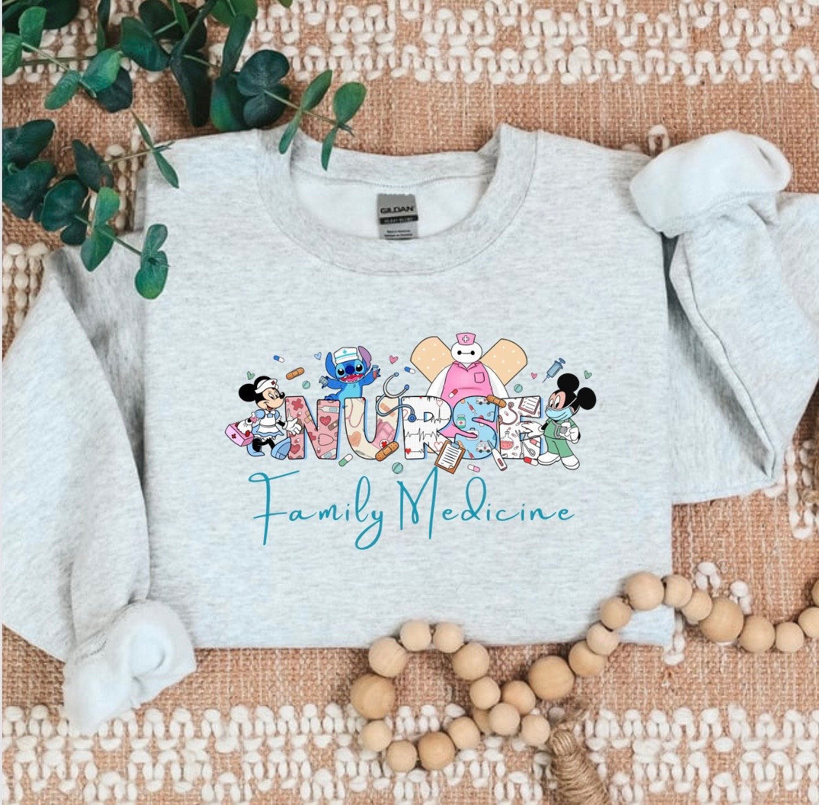 Family Medicine Magical Characters Cozy Sweater