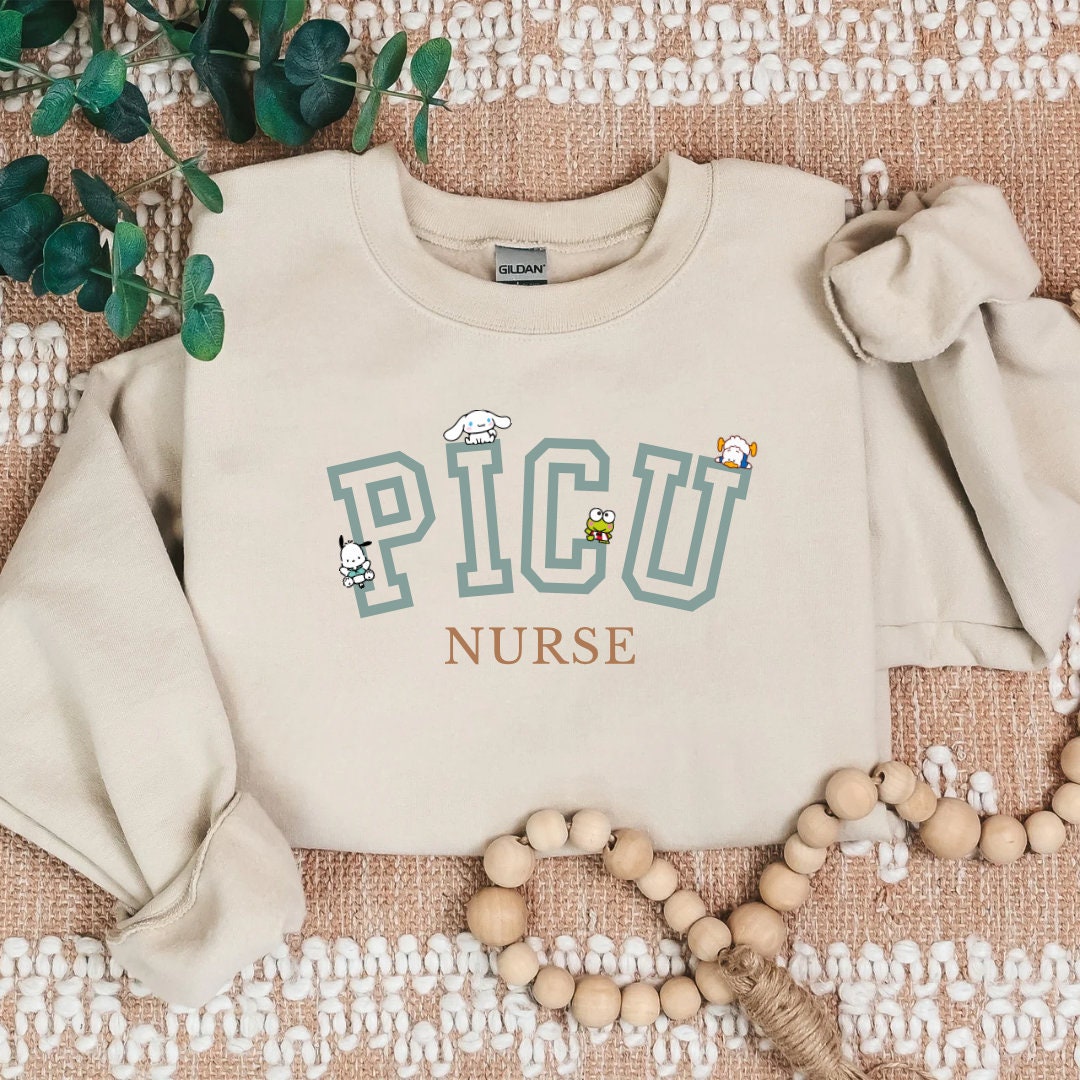 PICU-Varsity-Mint-Cozy Sweater