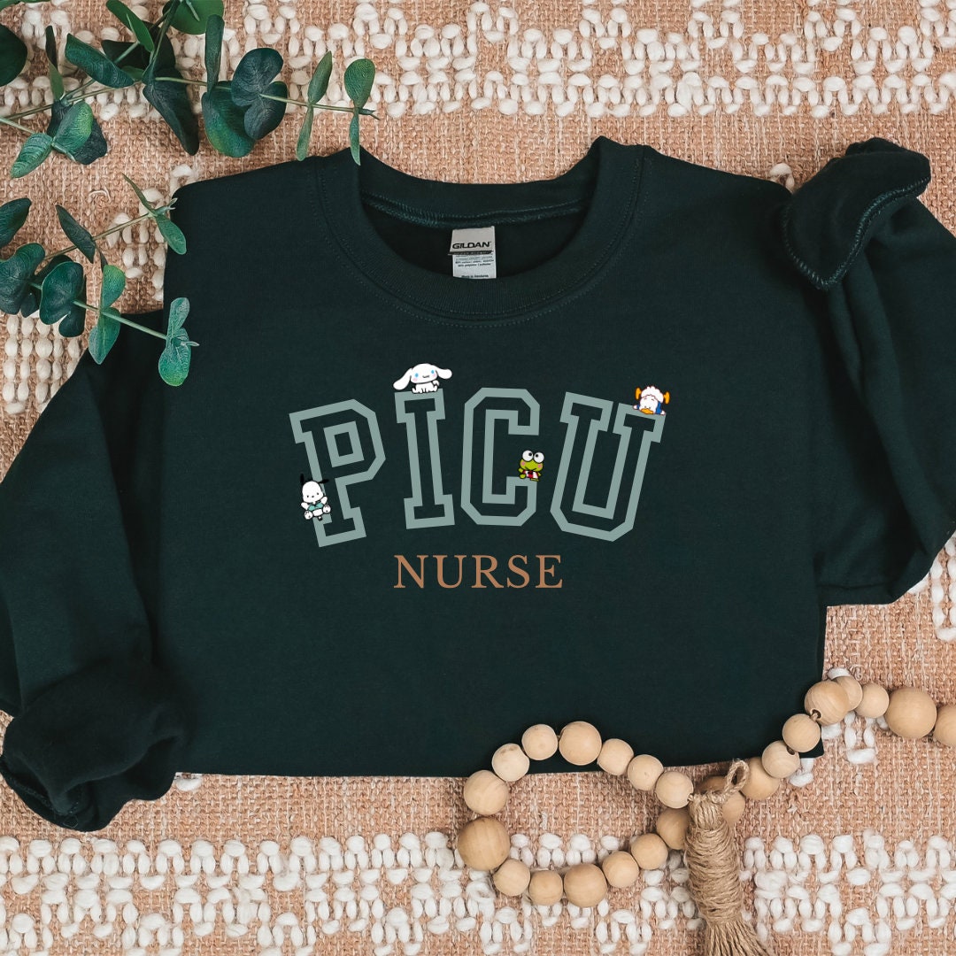 PICU-Varsity-Mint-Cozy Sweater