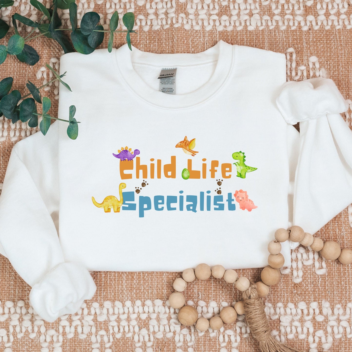 Child Life Specialist- Dinosaur-Cozy Sweater