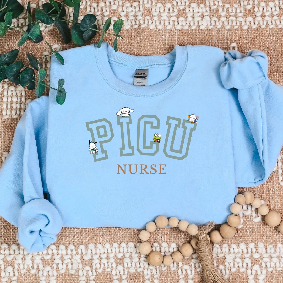 PICU-Varsity-Mint-Cozy Sweater