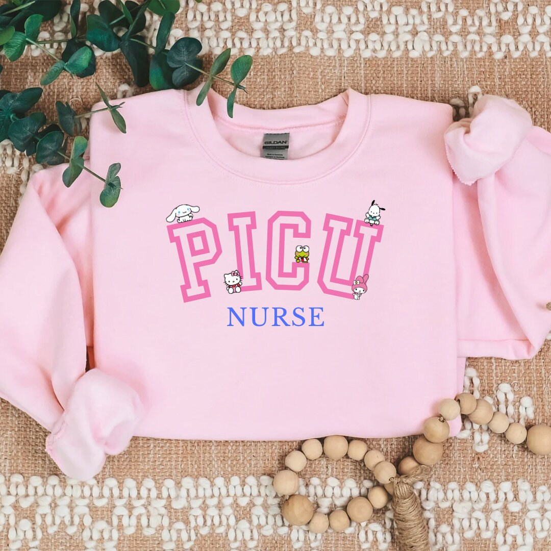 PICU-Varsity-Pink-Cozy Sweater