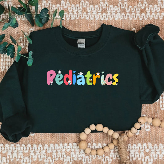 Bubble- Pediatrics- Kawaii-Characters -Cozy Sweatshirt